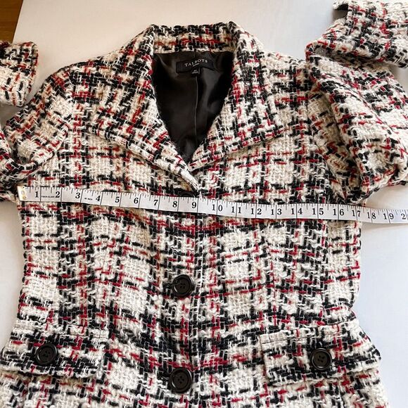 Talbots Tweed Wool Blend Blazer Jacket Size 6P - Picture 6 of 7